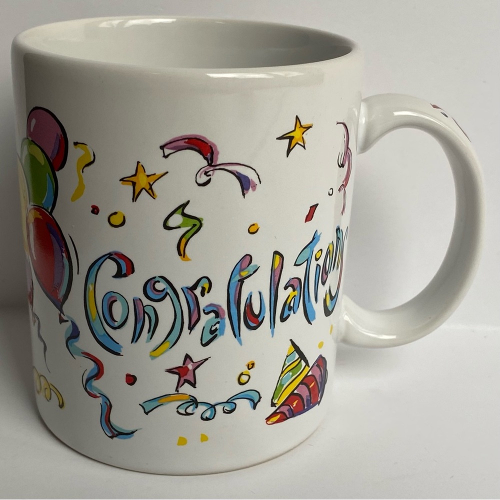 Birthday Mug FTD Vintage Congratulations balloons presents Thailand Balloons EUC